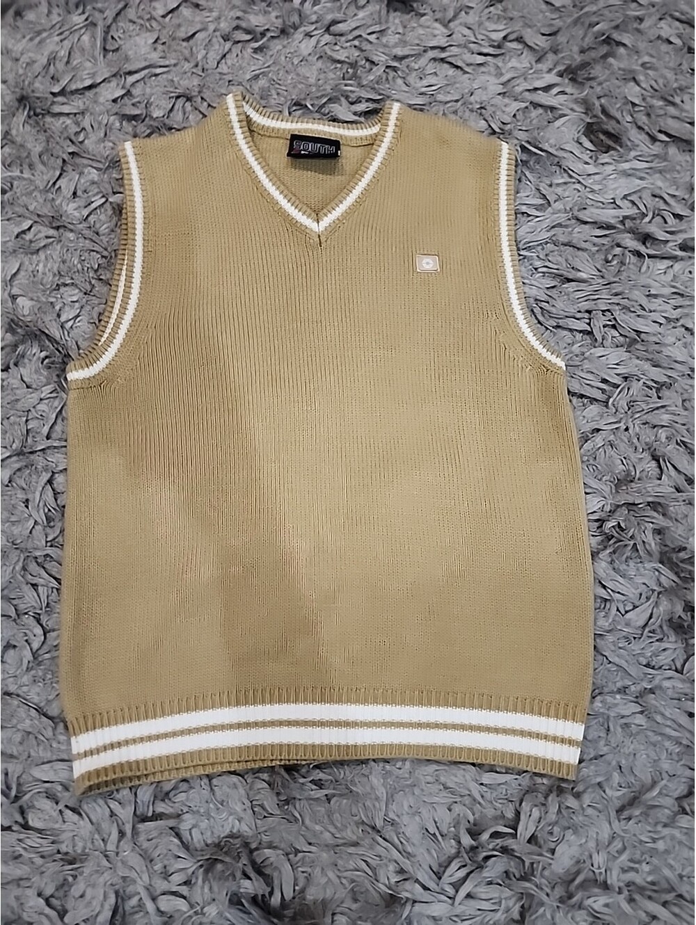 Vintage Y2K South Pole Knit Sweater Vest Large NWT
